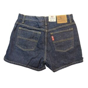 VTG Polo Jeans Co Ralph Lauren Weekender Denim Shorts Dark Wash Indigo Size 8